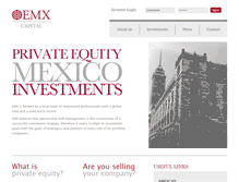 Tablet Screenshot of emxcapital.com